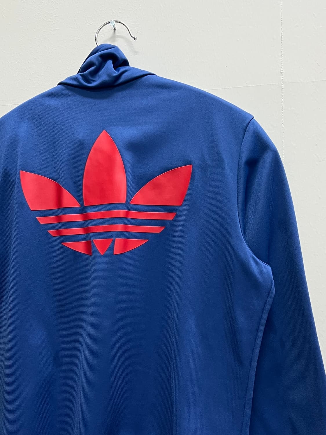 (85) 아디다스 올드스쿨 희귀 백로고 트랙탑 져지 블루 상품이미지4