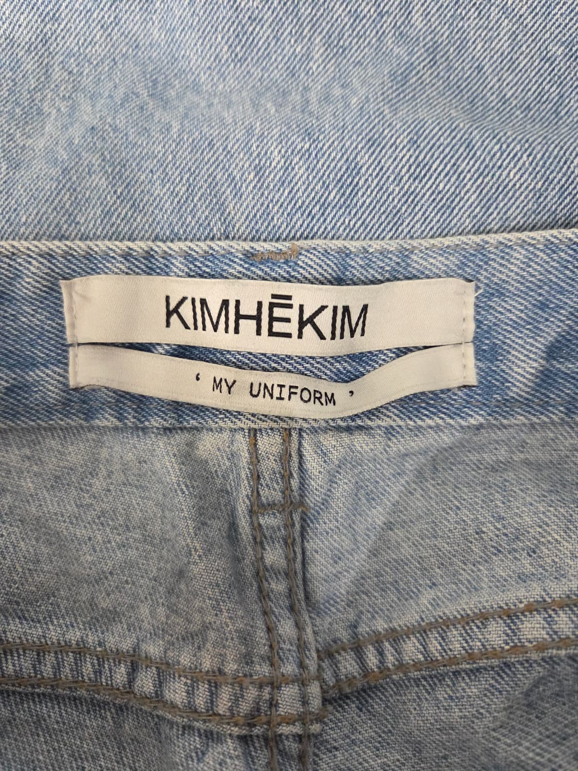 KIMHEKIM 김해김 하트 스탬프 데님 팬츠 상품이미지8