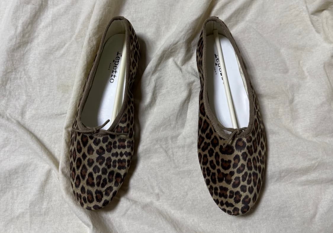 레페토 레오파드 플렛슈즈 상품이미지1