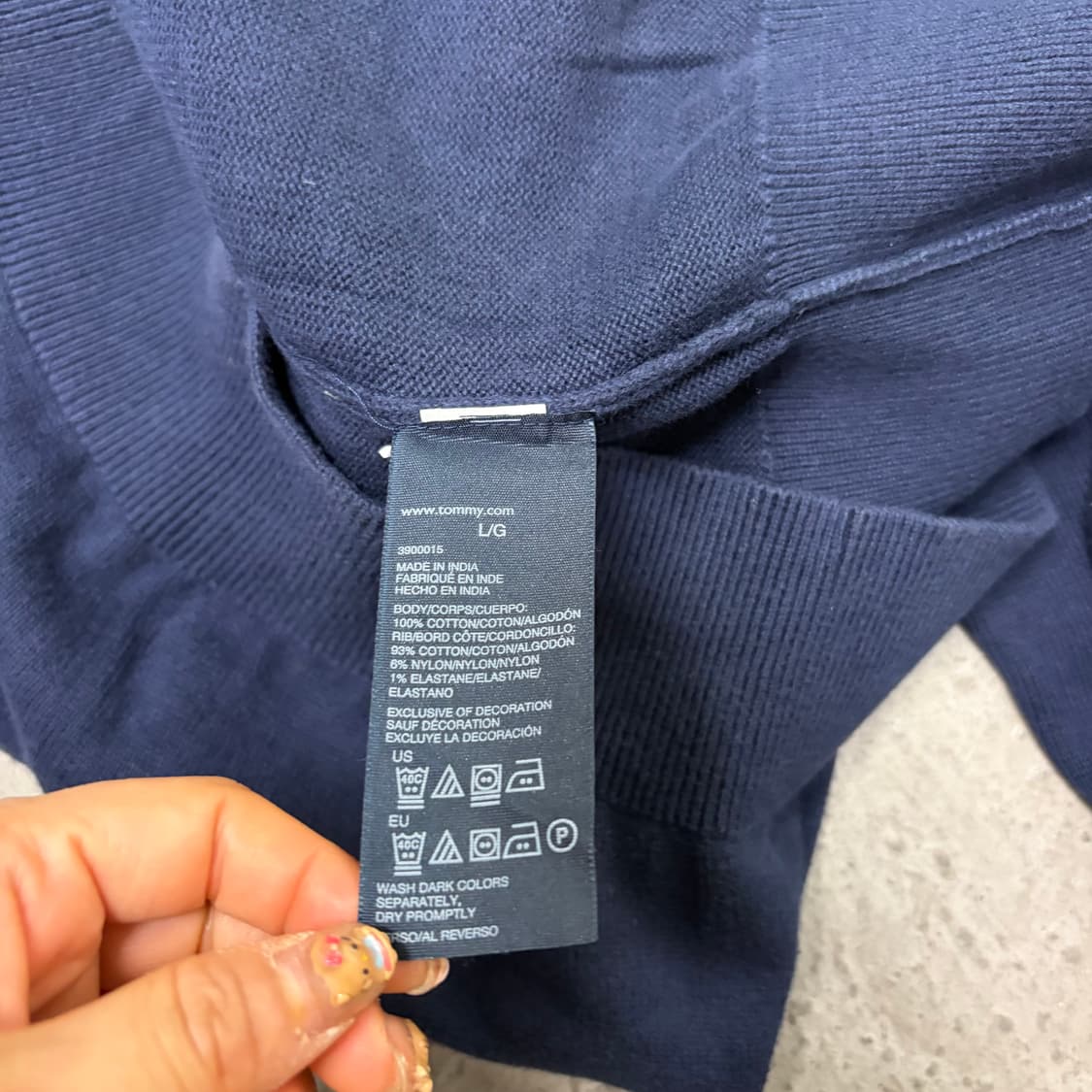 타미힐피거 반집업 니트[2213] 상품이미지7