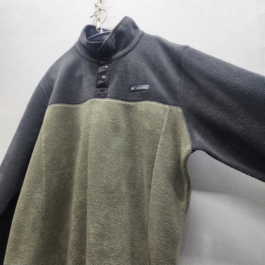 콜롬비아 풀오버 스냅 투톤 플리스 XL(XL) 상품이미지3