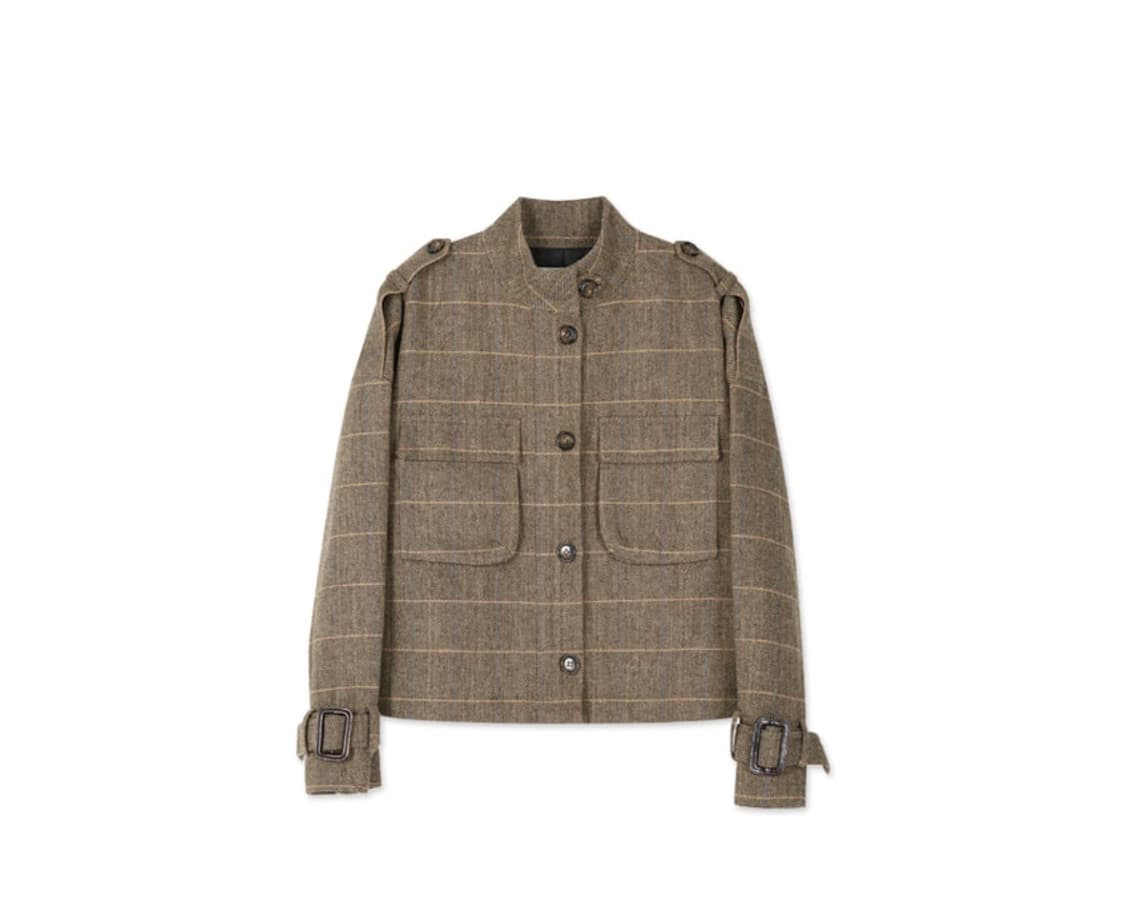 앤더슨벨 체크 숏 자켓 M사이즈 상품이미지1