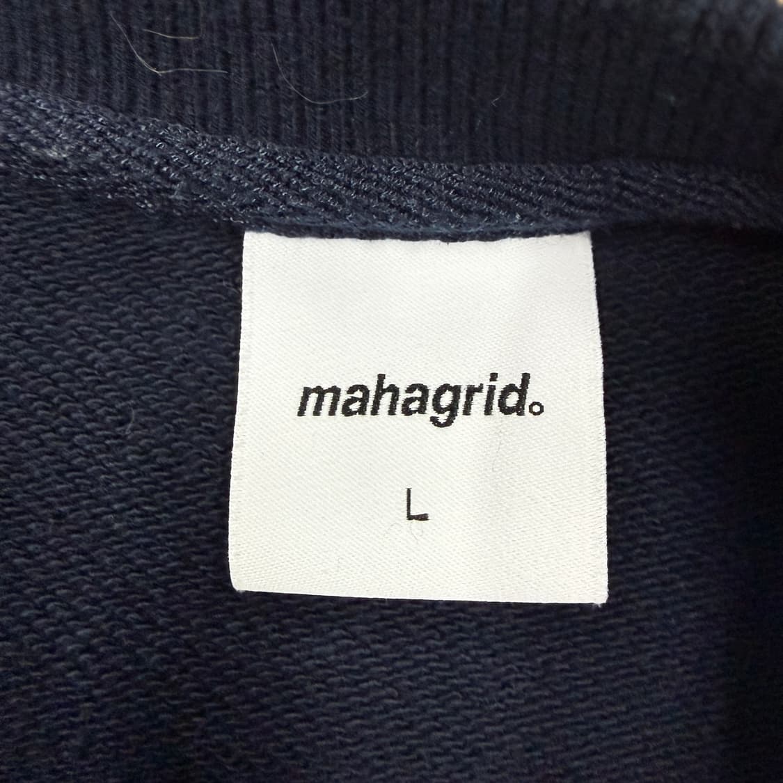 (L)마하그리드 Mahagrid 스펠아웃 맨투맨(네이비) 상품이미지2