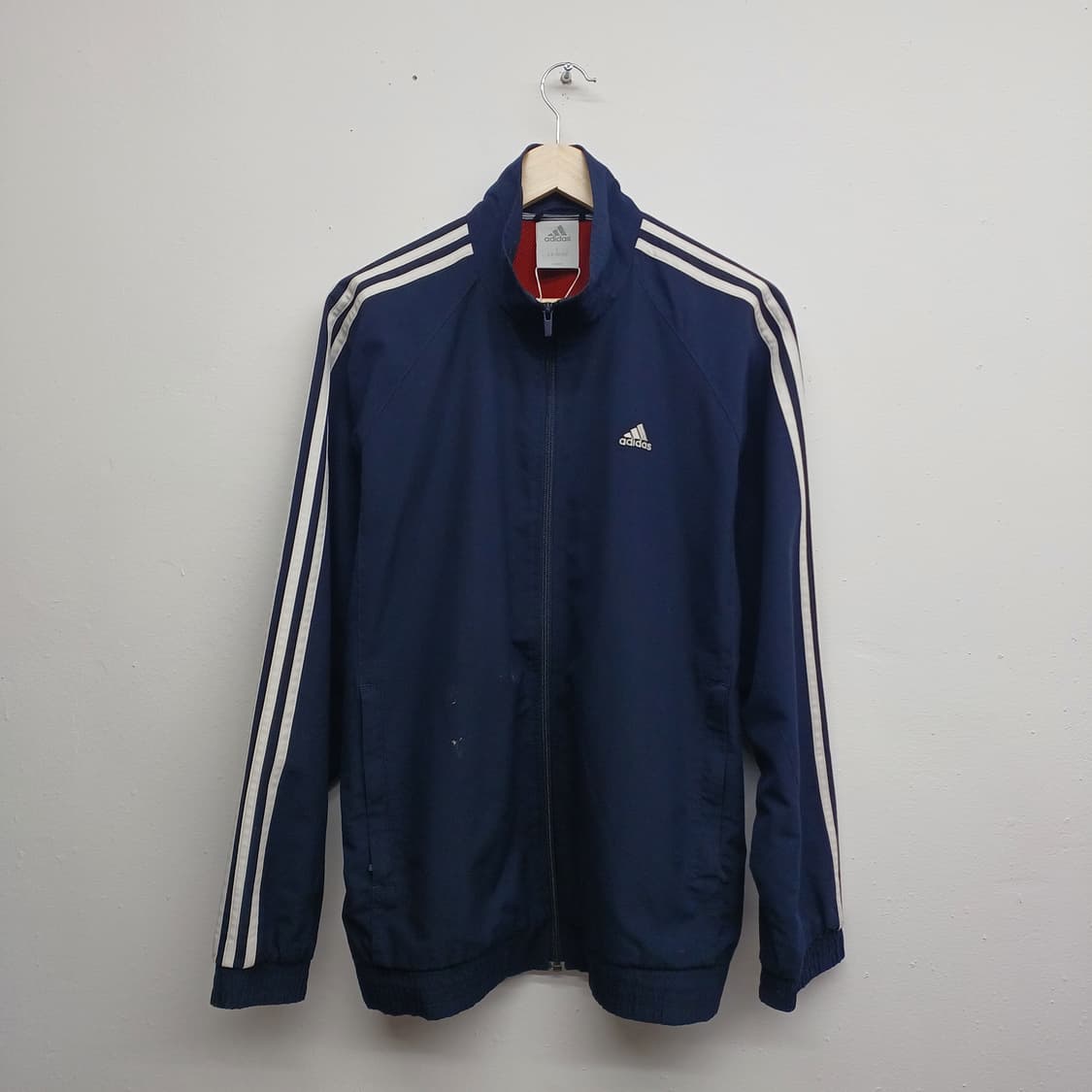 아디다스 삼선 포인트 집업 트레이닝 L 상품이미지1