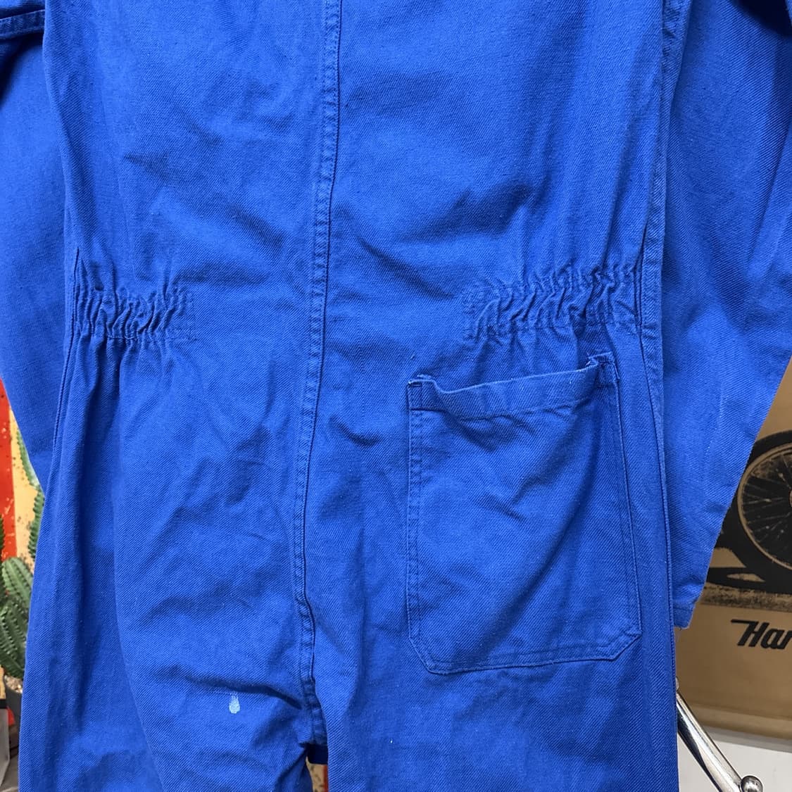 80~90s 프렌치 워크웨어 코튼트윌 집업 점프수트 프랑스생산 N954 상품이미지8