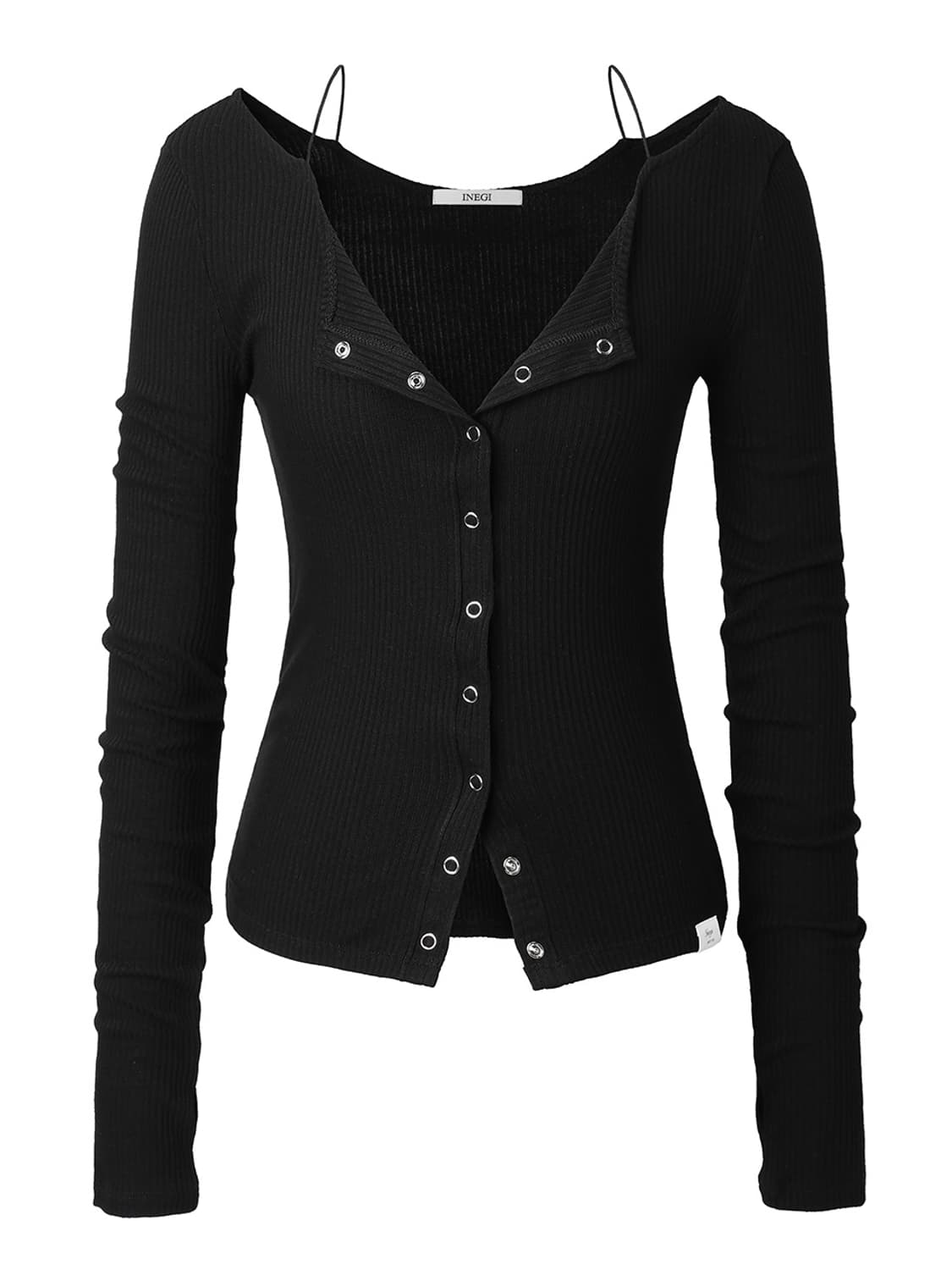 이네기 스트랩 워머 가디건Eyes Strap Warmer Cardigan 상품이미지1