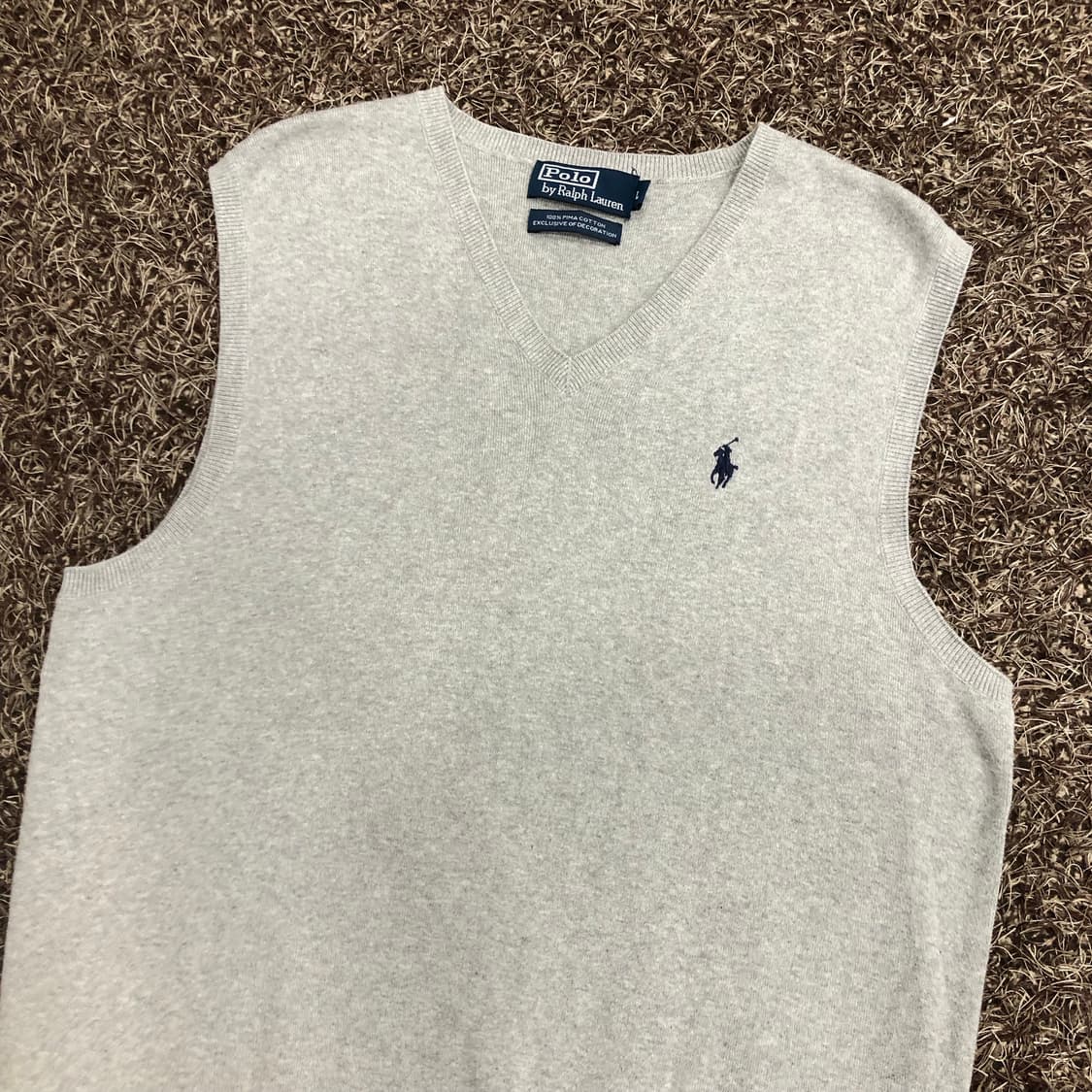 폴로 랄프로렌 코튼 니트 조끼 베스트 상품이미지2