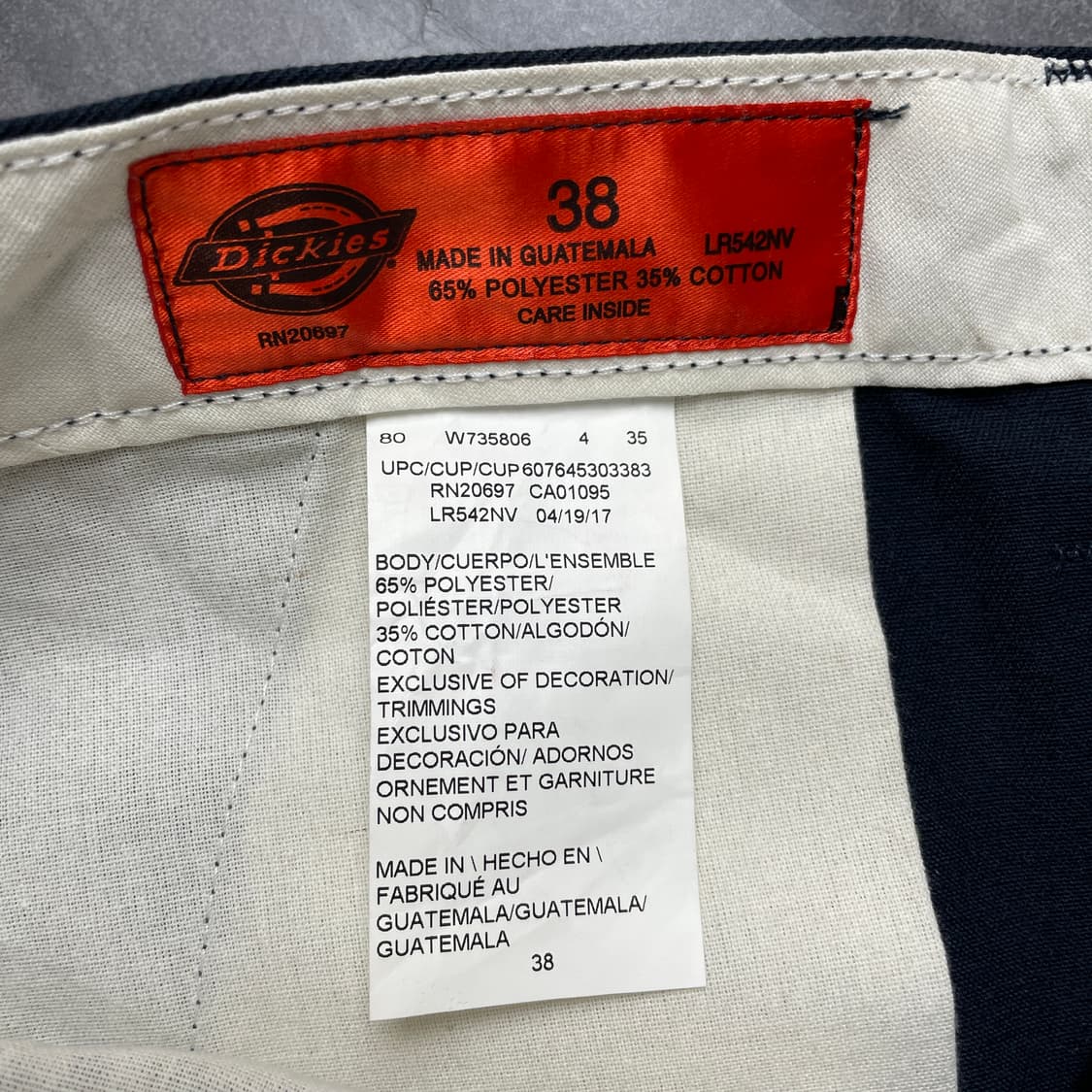 DICKIES 데드스탁 디키즈 네이비 카고 하프팬츠 A01121 상품이미지9