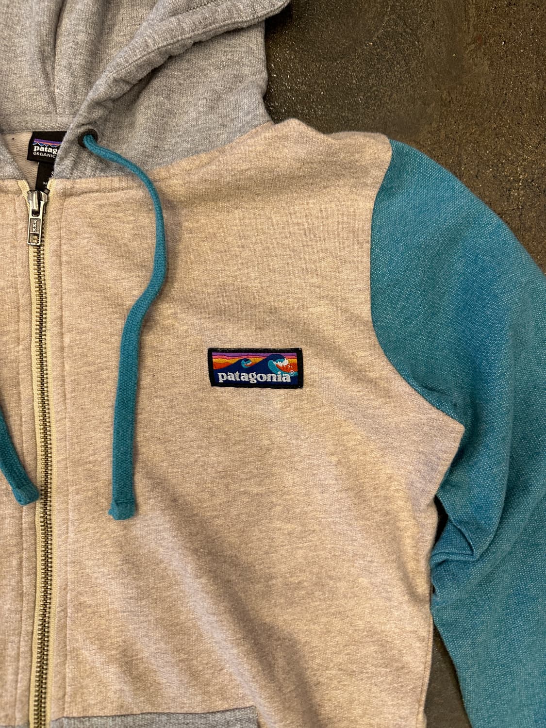 Patagonia 파타고니아 컬러블록 후드집업 S 상품이미지3