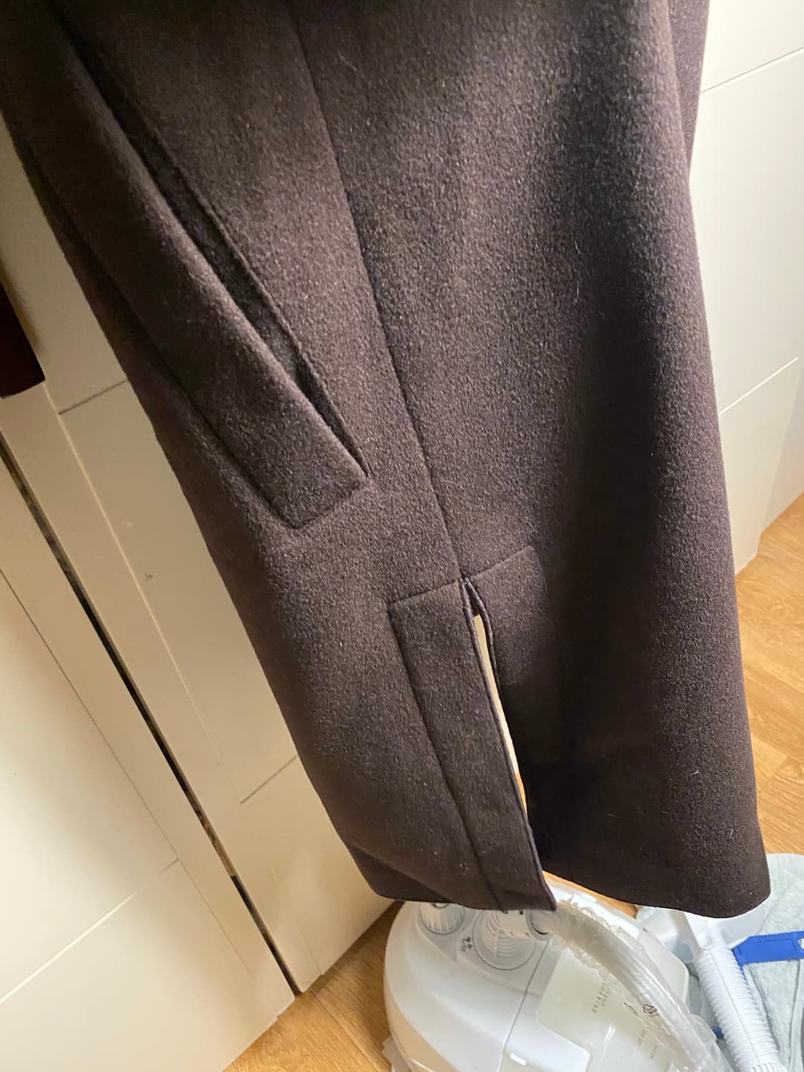 오즈세컨 모 캐시미어 혼방 브라운코트 상품이미지6