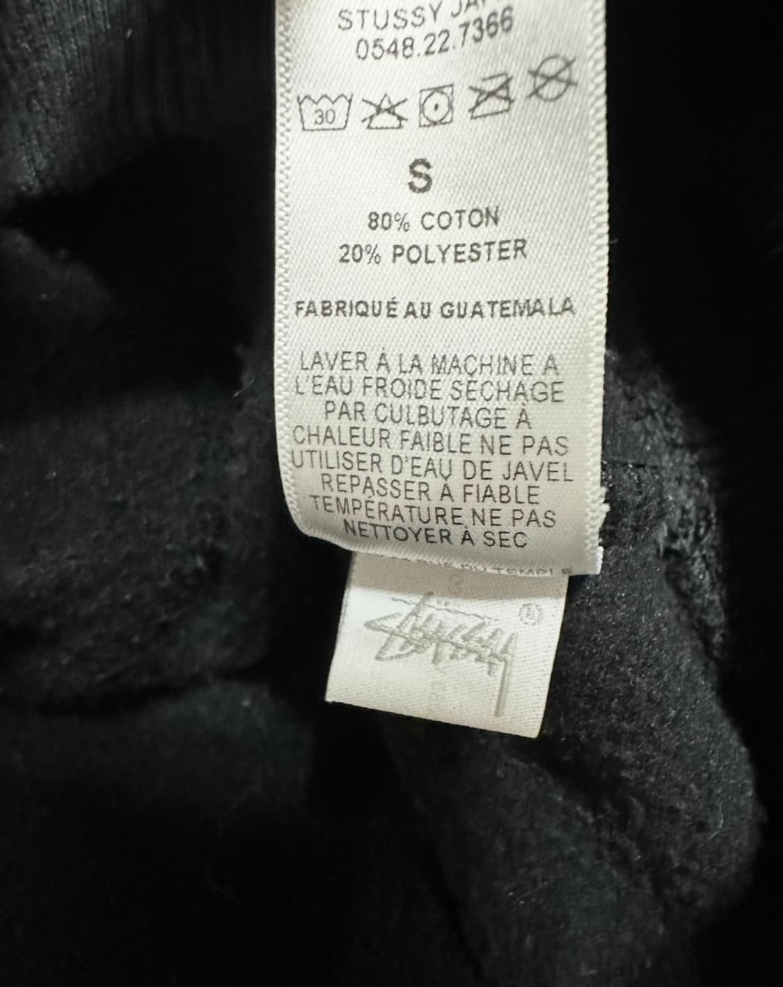 스투시 빅스탁 블랙 후드티 상품이미지8