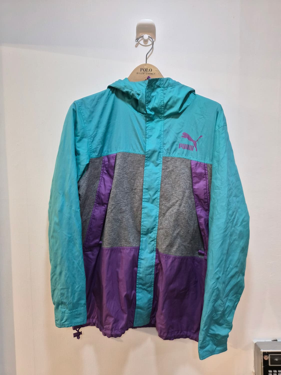 S) PUMA 퓨마 배색 바람막이 팝니다 상품이미지1
