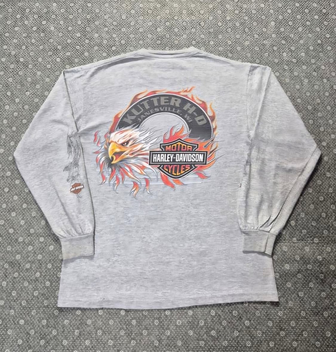 [M]00s Made US Made 할리데이비슨 슬리브 -4 상품이미지5