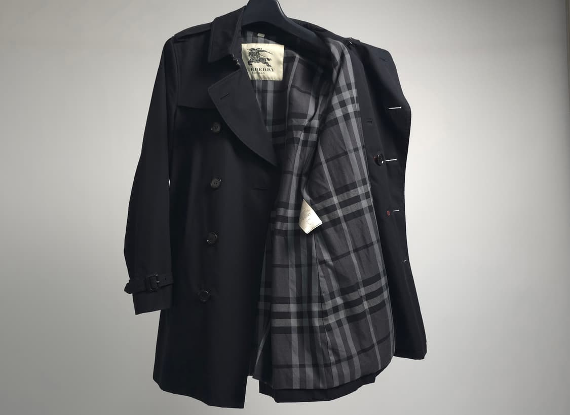 버버리 정품 PRORSUM 영국생산 블랙 트렌치코트 클래식 아카이브 10 상품이미지3