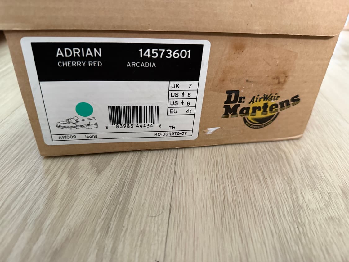 닥터마틴 아드리안체리레드 260 새상품 상품이미지3