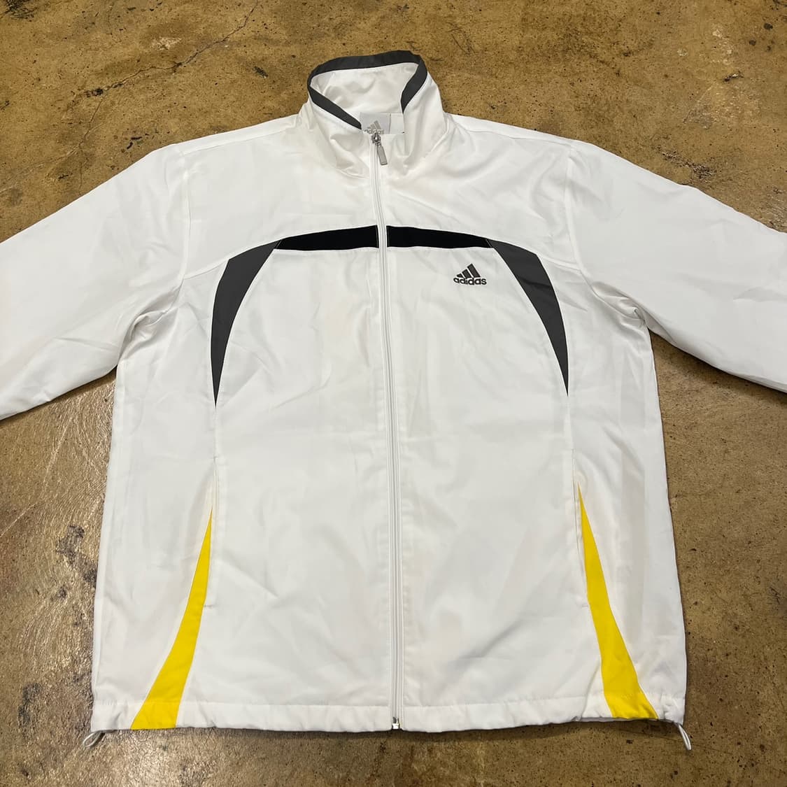 [정품/100] 아디다스 올드스쿨 화이트 바람막이 자켓 b17 상품이미지3