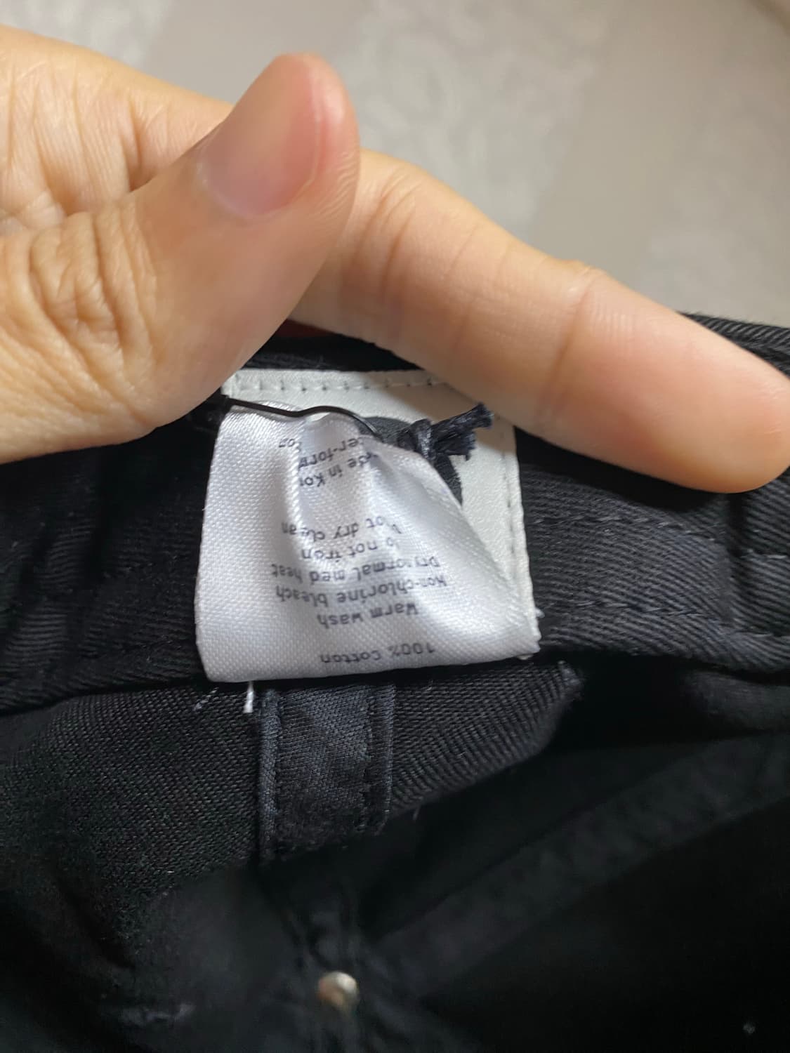 컴퓨터 포맷 스터드 볼캡 블랙 os 상품이미지4