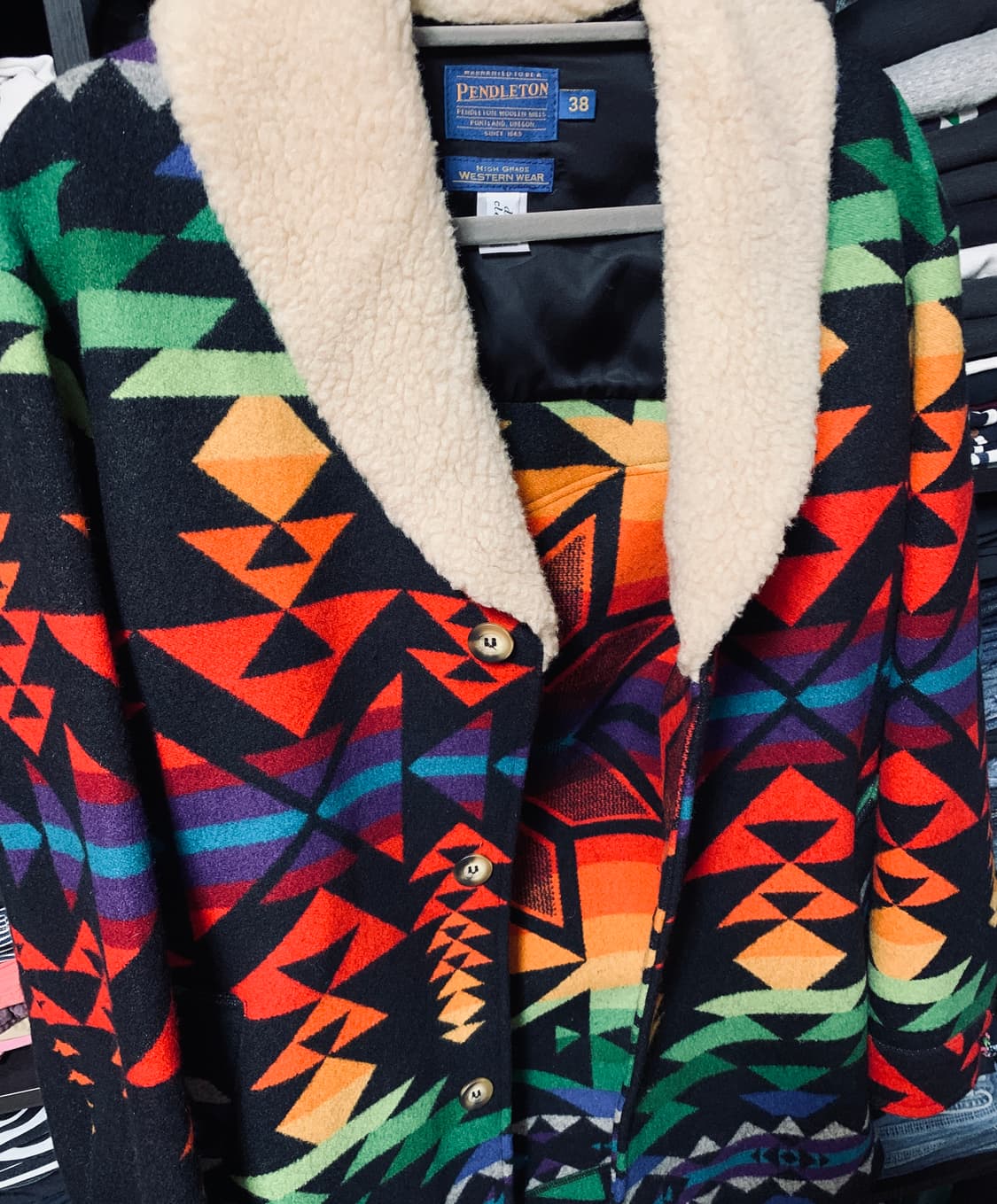 펜들턴 나바호 숄카라 코트 상품이미지5