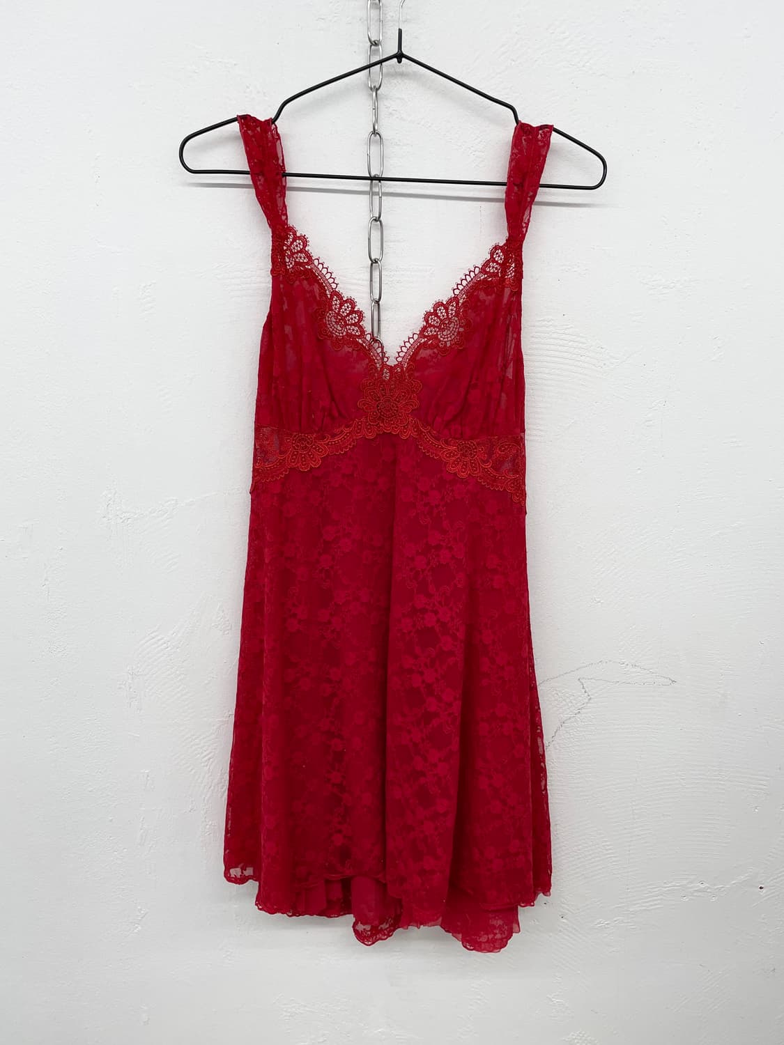 레드 레이스 슬립 상품이미지4