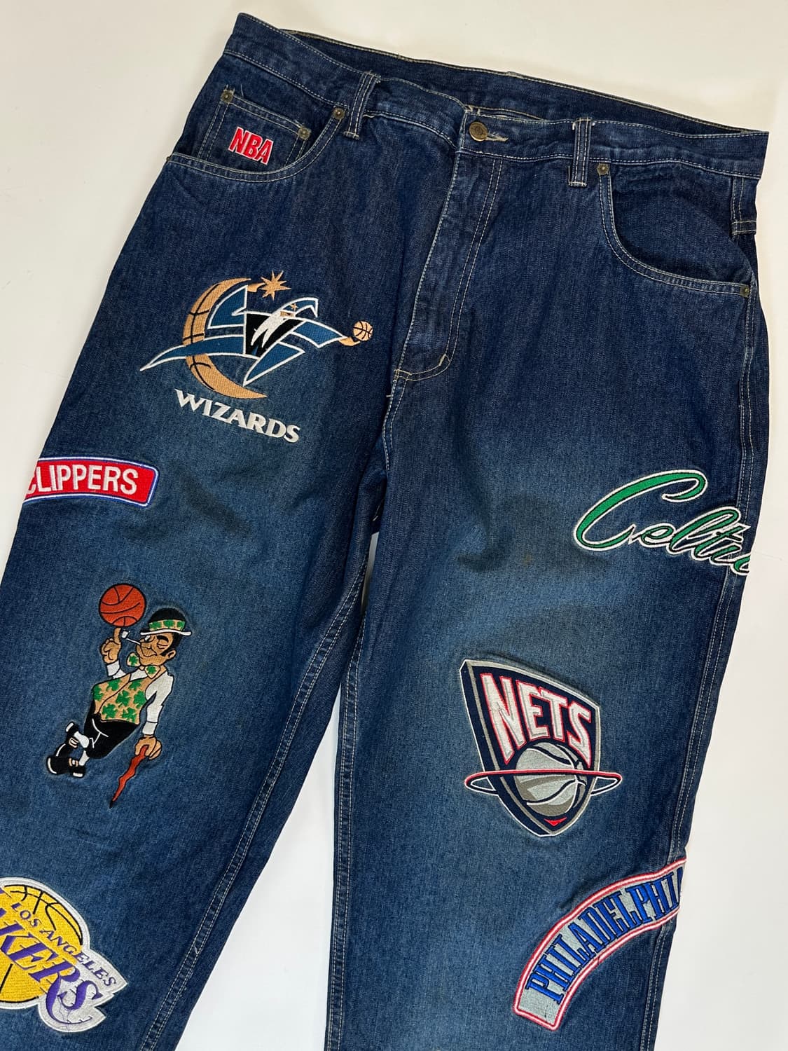 NBA 패치 워크 데님 36  상품이미지2