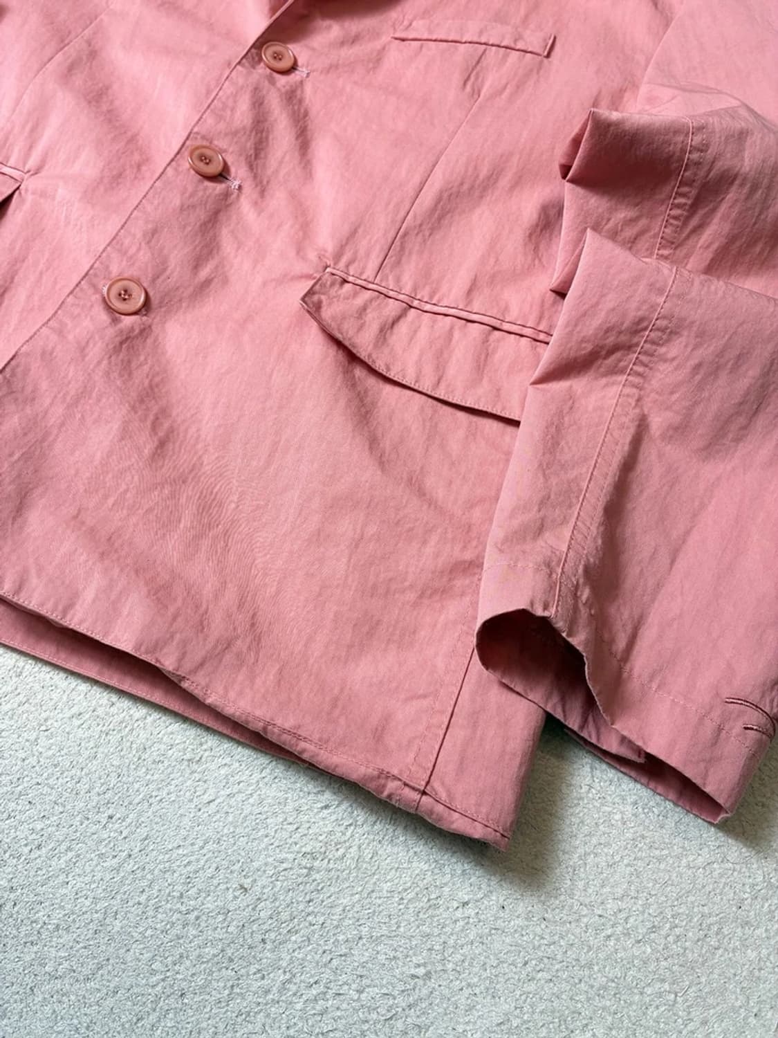 노매뉴얼 AW 쓰리버튼 핑크 블레이저 PN7777 상품이미지7