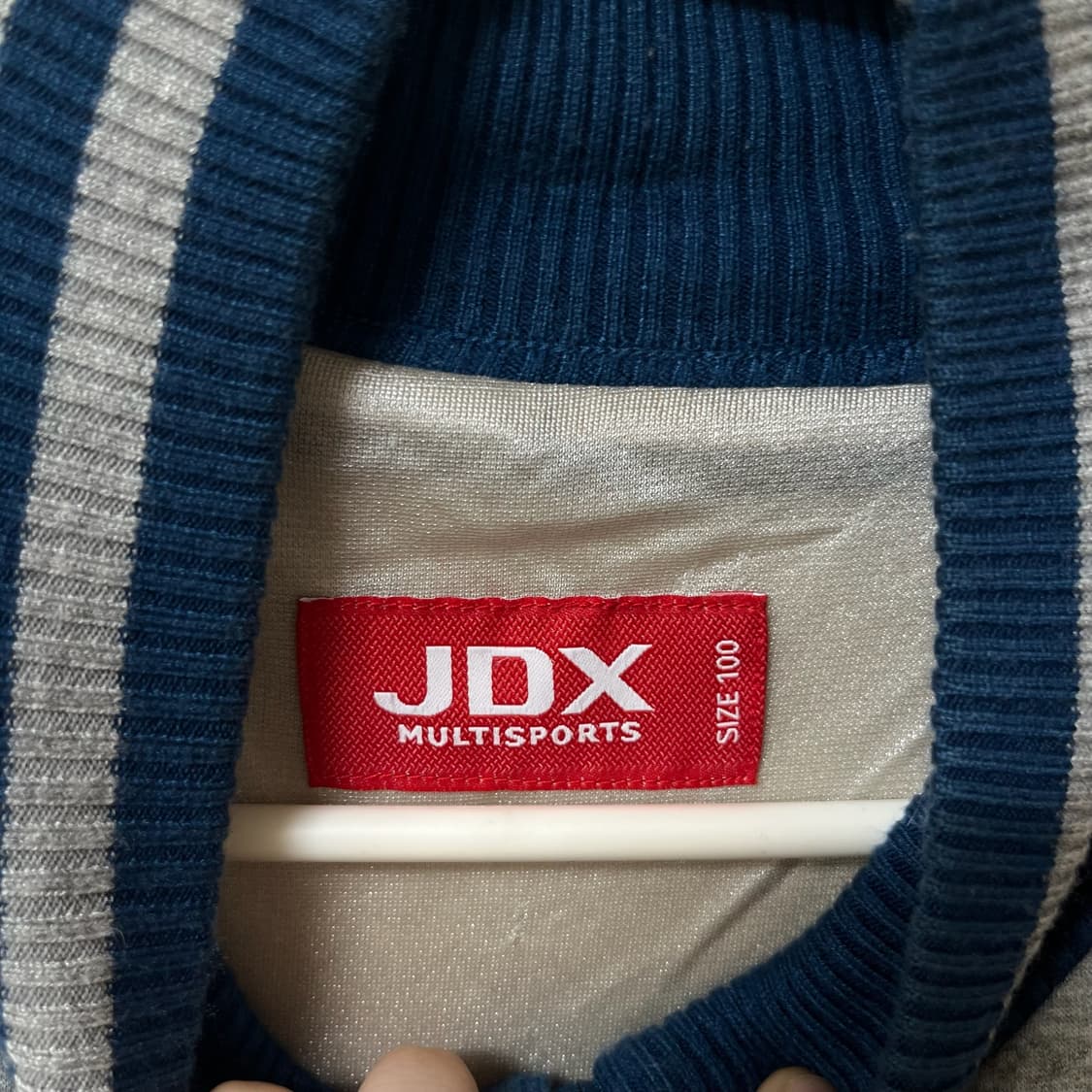 [ L ] JDX 남성 골프웨어 방풍 니트집업 상품이미지6