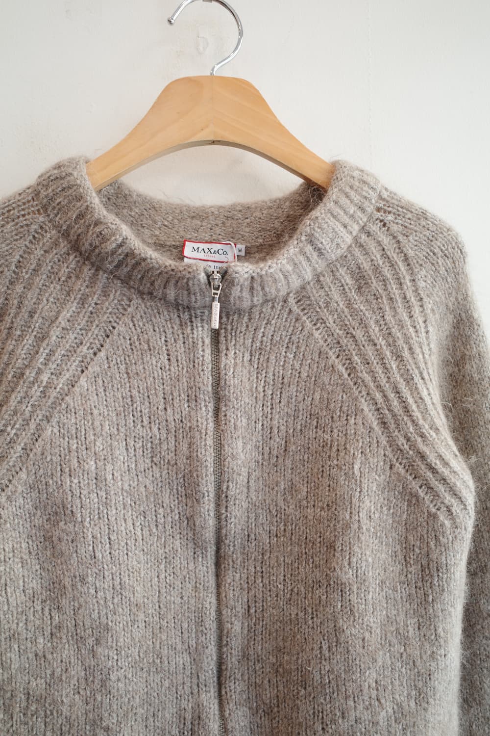 MAX MARA 막스마라 모헤어 집업 니트 (MADE IN ITALY) 상품이미지2