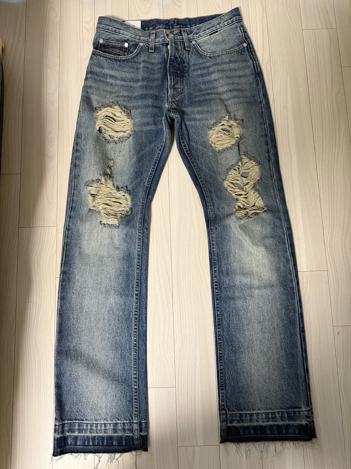 루드 비치범 데님팬츠 rhude beach bum denim 상품이미지2