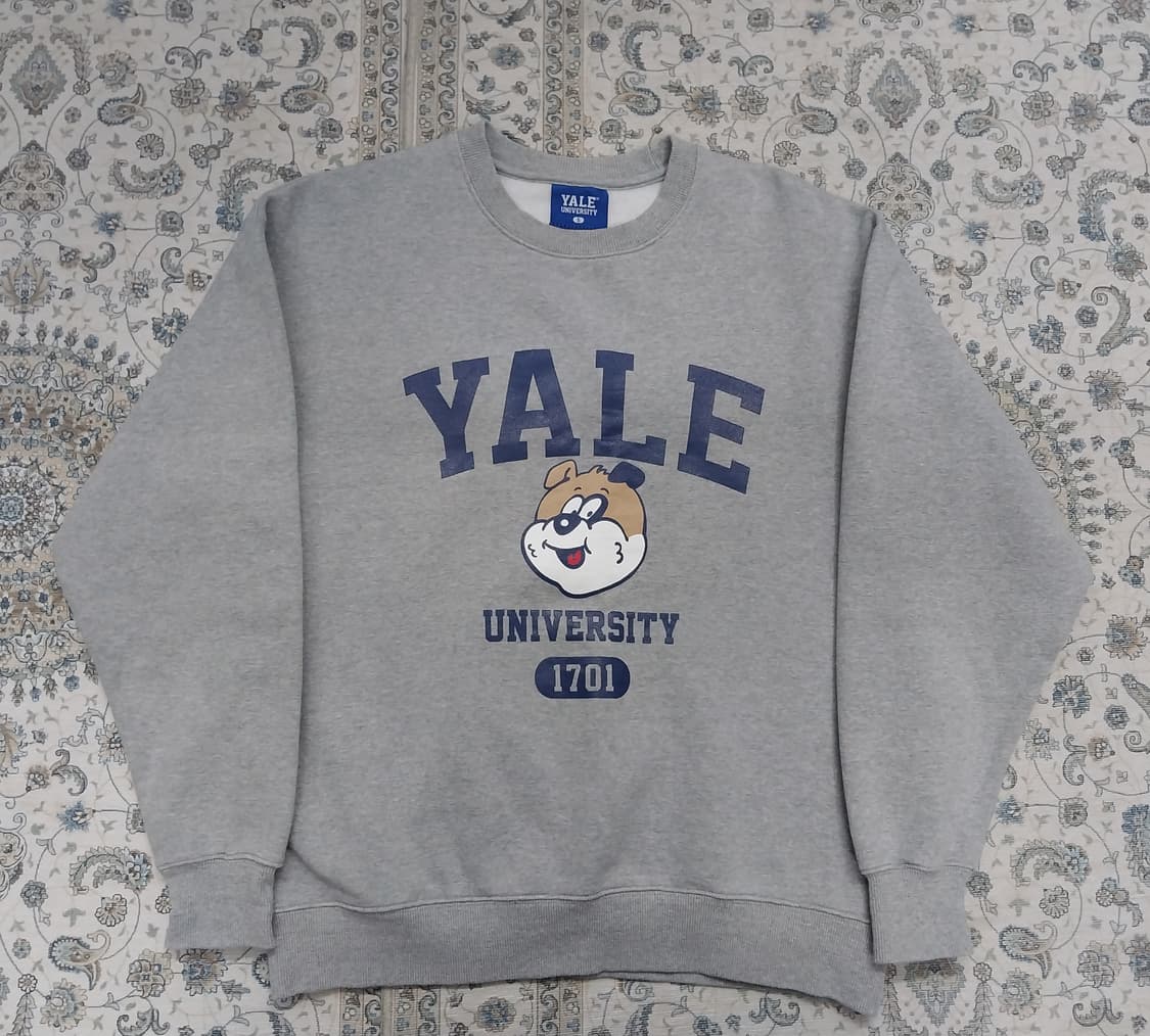 예일대학교 YALE 그레이 맨투맨 티셔츠 S 상품이미지1