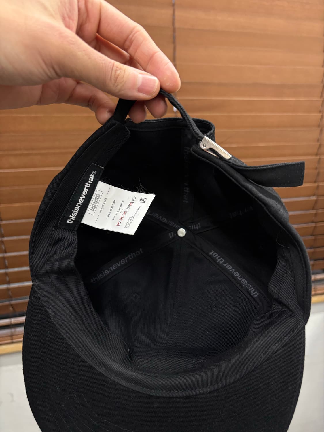 디스이즈네버댓 로고 캡 캠프캡 상품이미지5