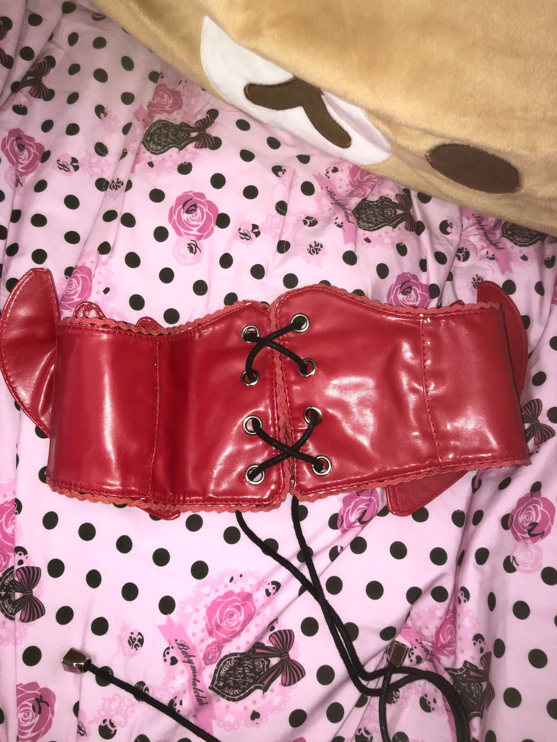 chuchuA 일본 빈티지 악마 코르셋 벨트 니혼진 갸루 오네 펑크 고스 상품이미지3