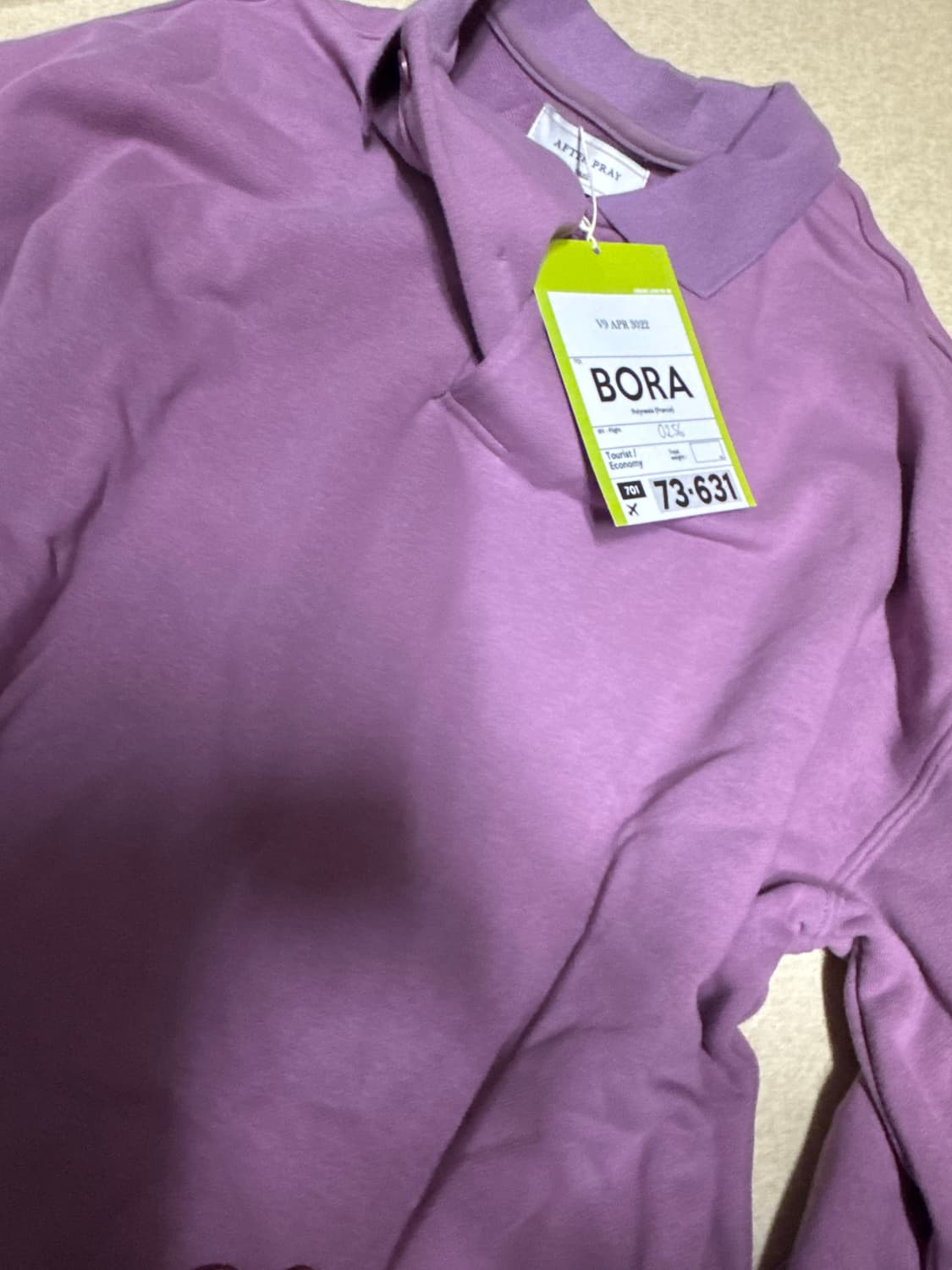 애프터프레이 카라 롱슬리브 s 상품이미지1