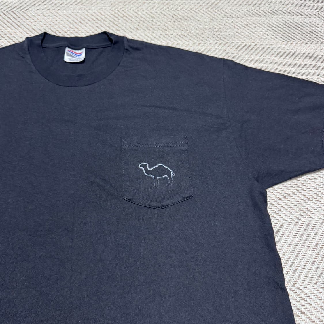 (XL) 9Os 빈티지 카멜 프로모 이클립스 포켓 티셔츠 상품이미지5