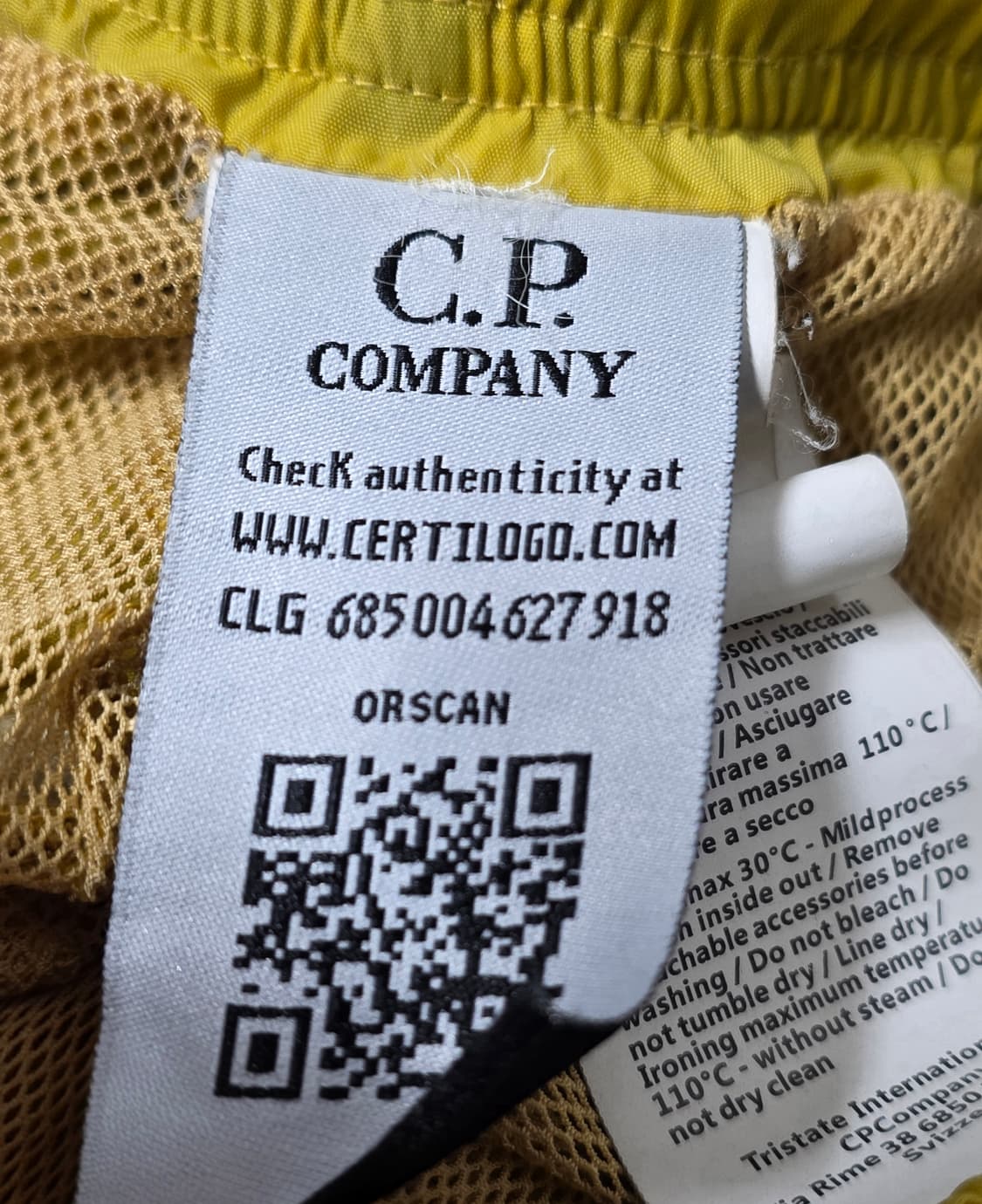 C.P. Company 옐로우  반바지 m 상품이미지5