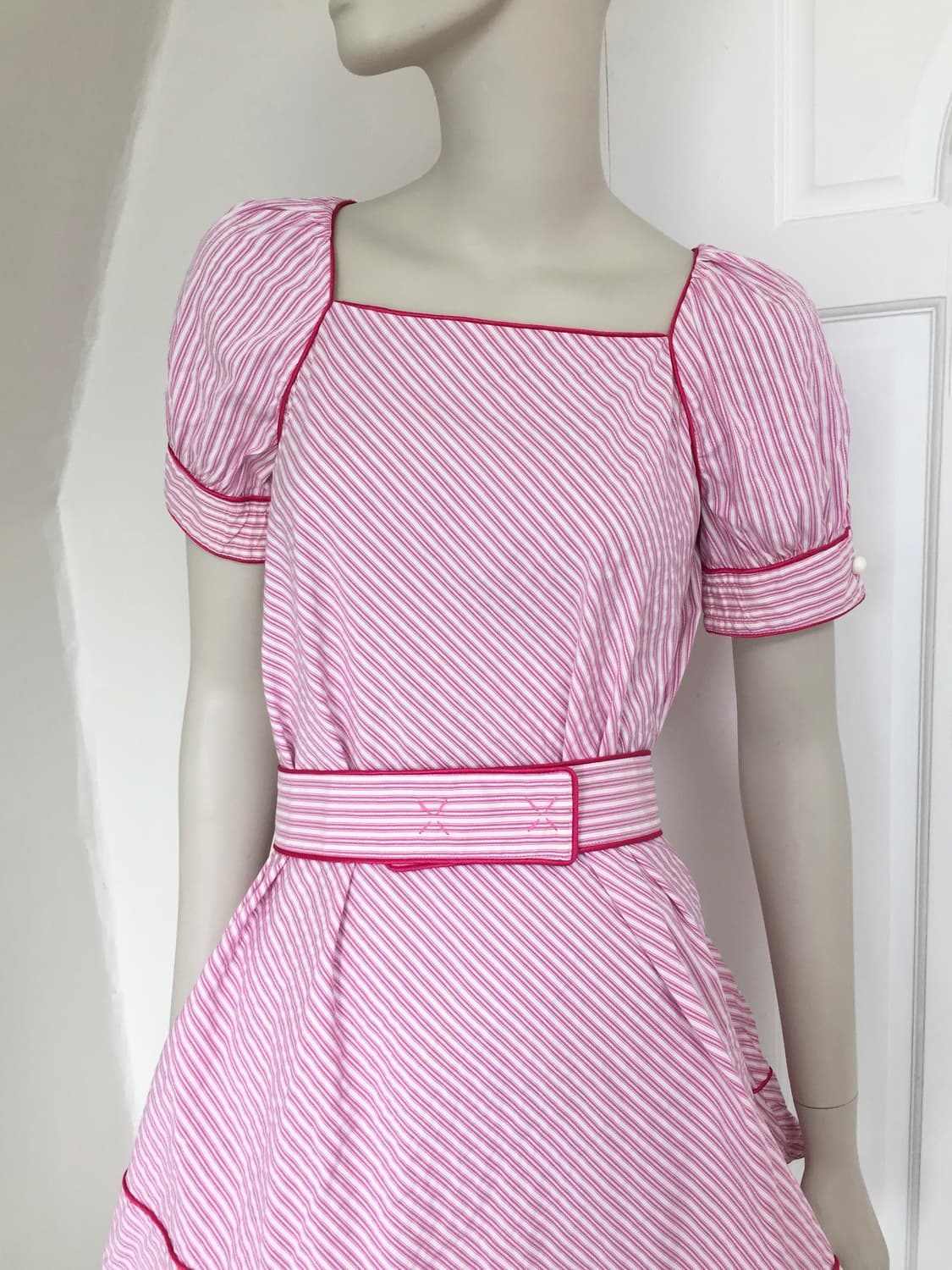 Italy Frankie Morello Stripe  Mini Dress 상품이미지5