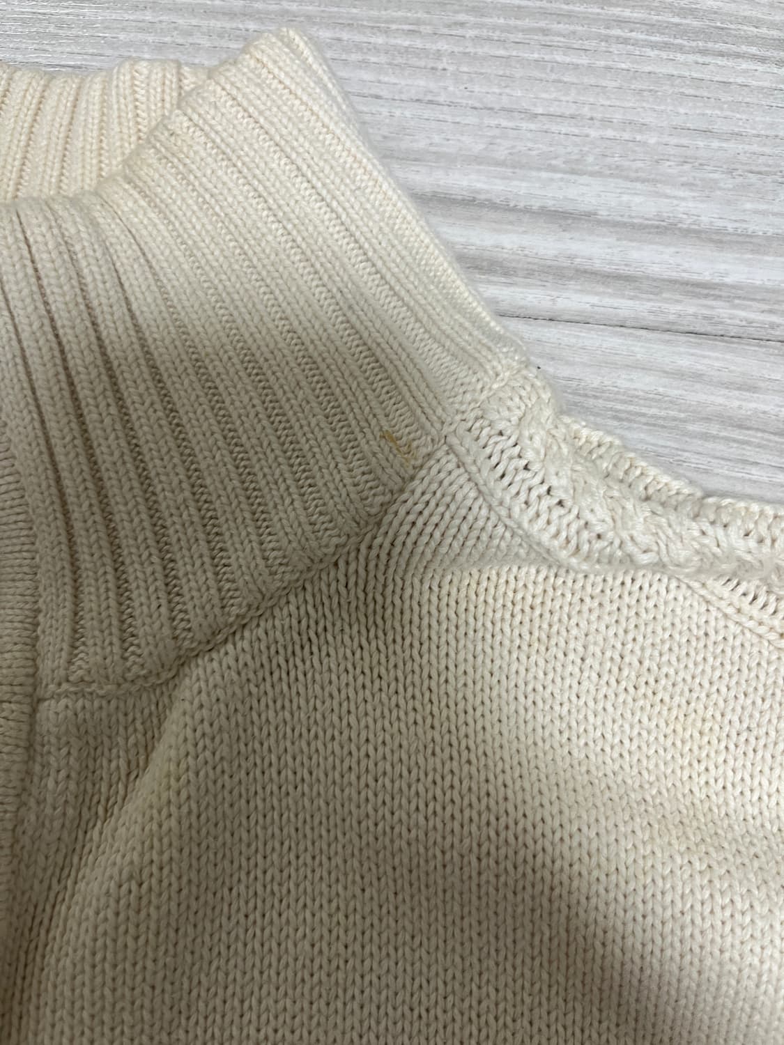 폴로 집업 니트 빈티지 상품이미지4