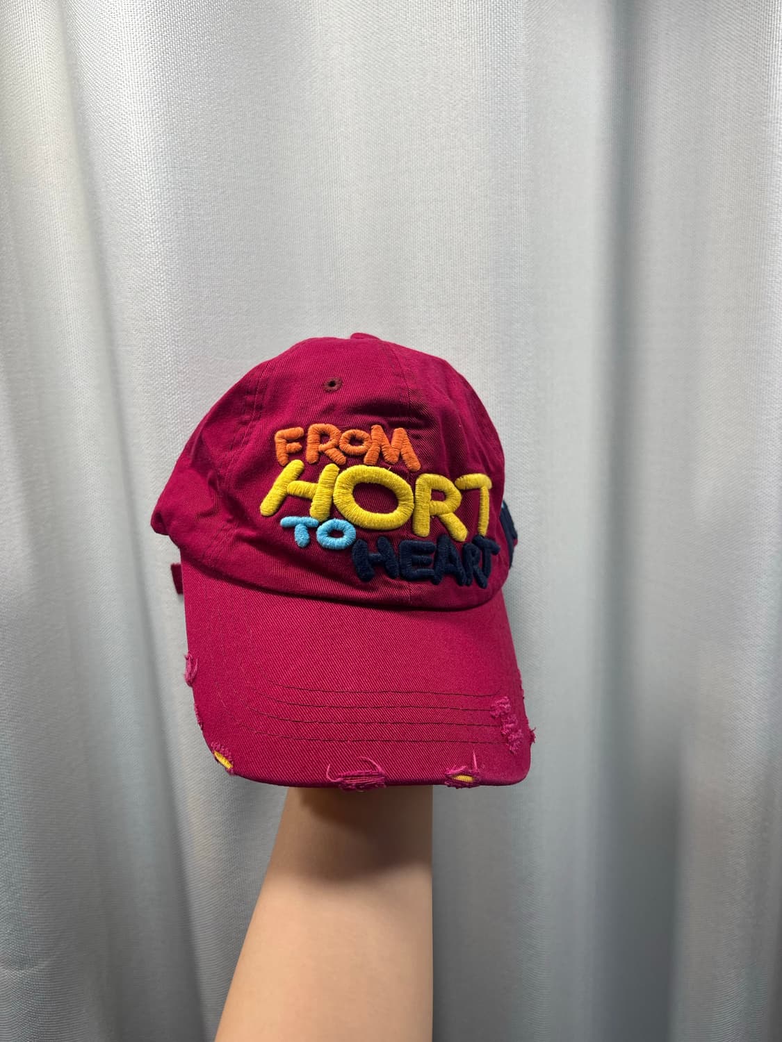 마젠타 색상 모자 상품이미지1