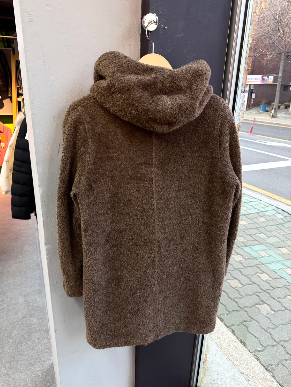 IT38/ 막스마라 알파카 후디드 코트 자켓 상품이미지6