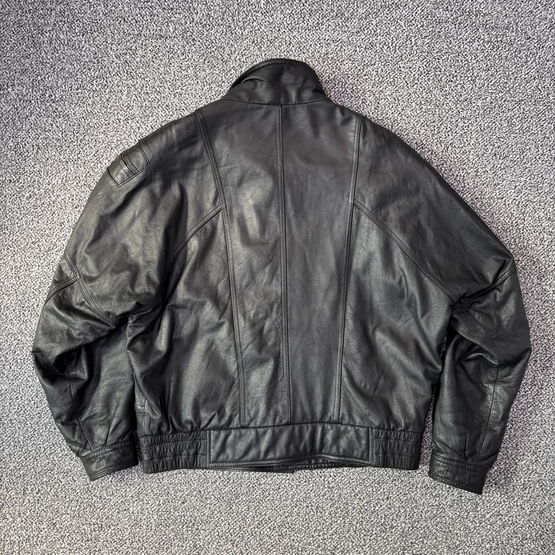 H.B leather 90s 소가죽 봄버 자켓 (XL) 상품이미지6