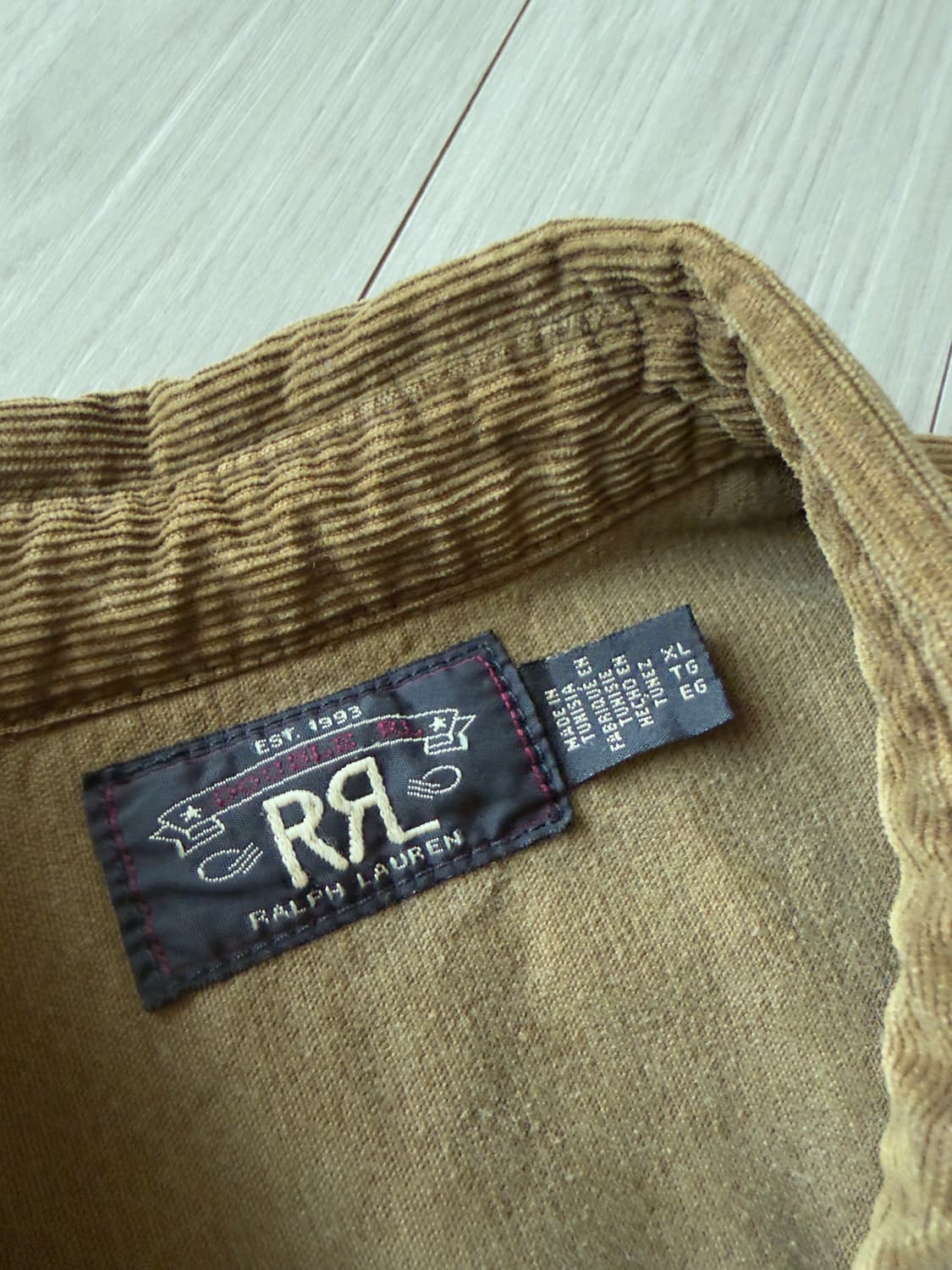 rrl 더블알엘 코듀로이 웨스턴 xl 상품이미지2