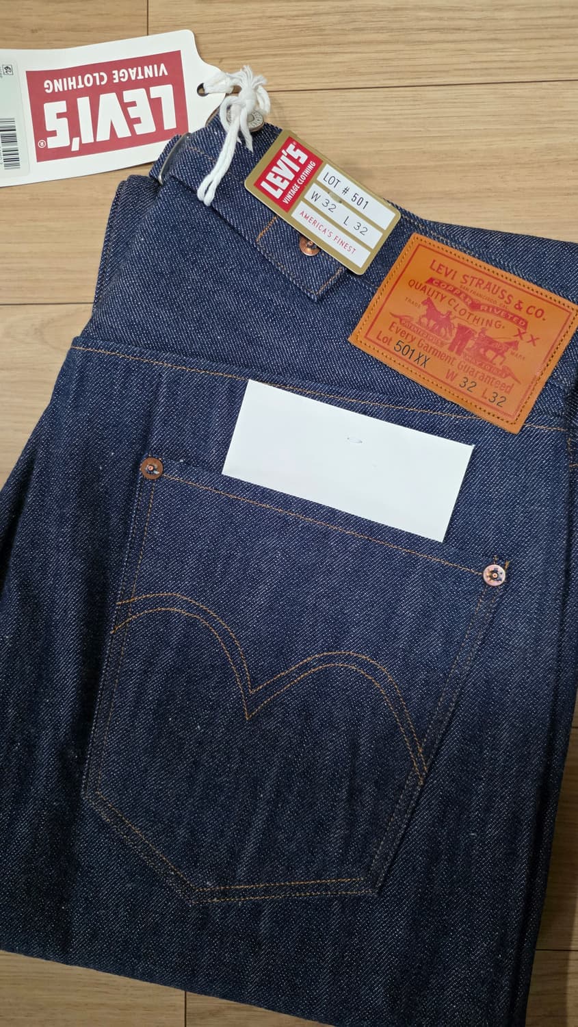 리바이스 LVC 1890 501 신치백 셀비지  상품이미지1