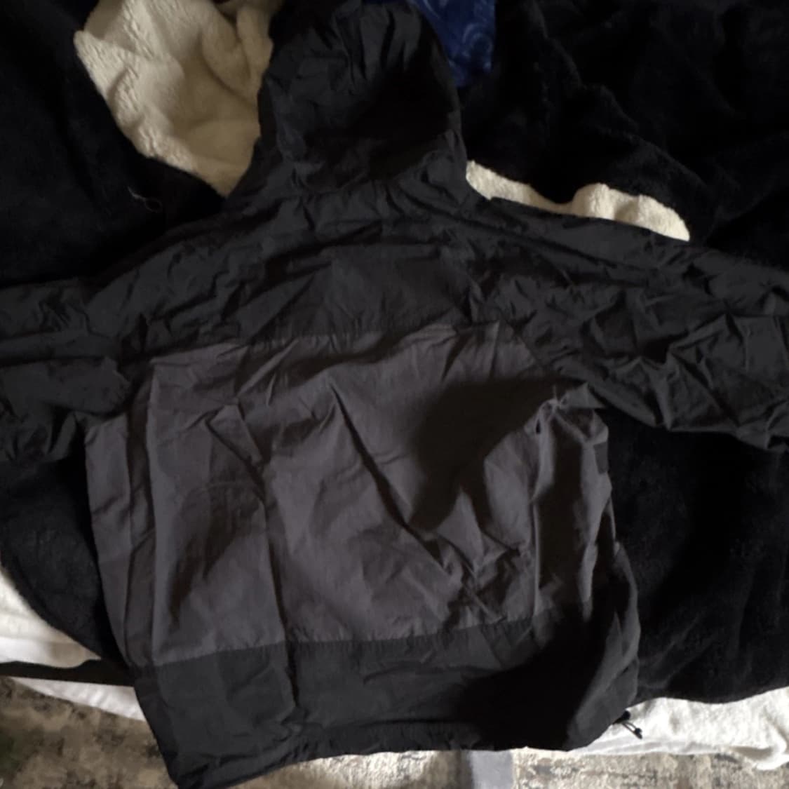 18SS 슈프림 코트 하프 집 풀오버 블랙 상품이미지3