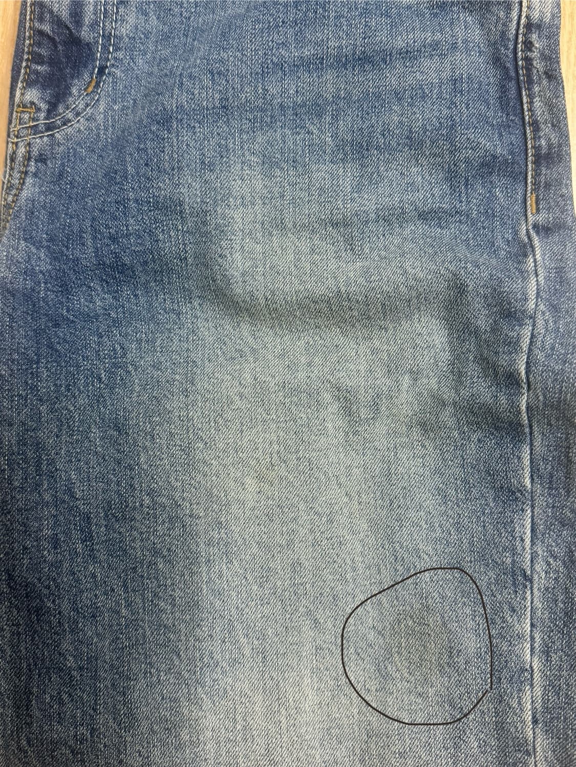 글로니 93 미드라이즈 루즈핏 데님 팬츠 s 상품이미지2