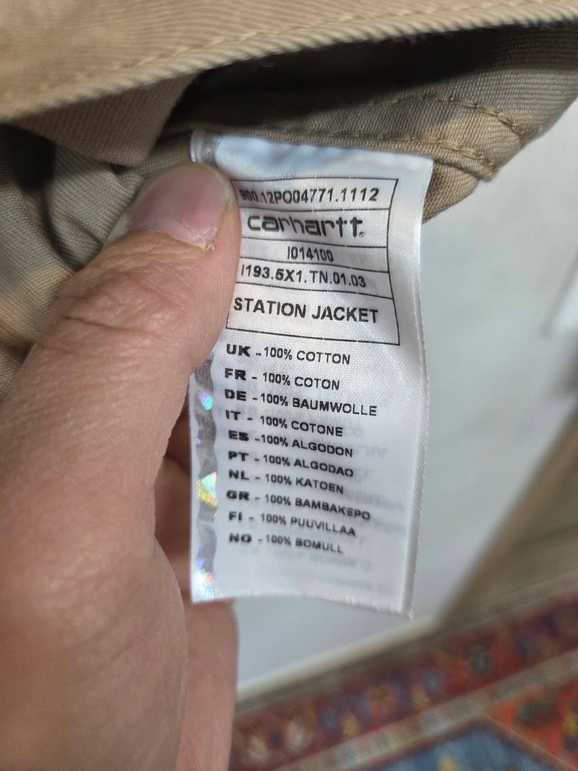 칼하트 헤리티지 스테이트 트러커 코튼자켓 m 상품이미지4