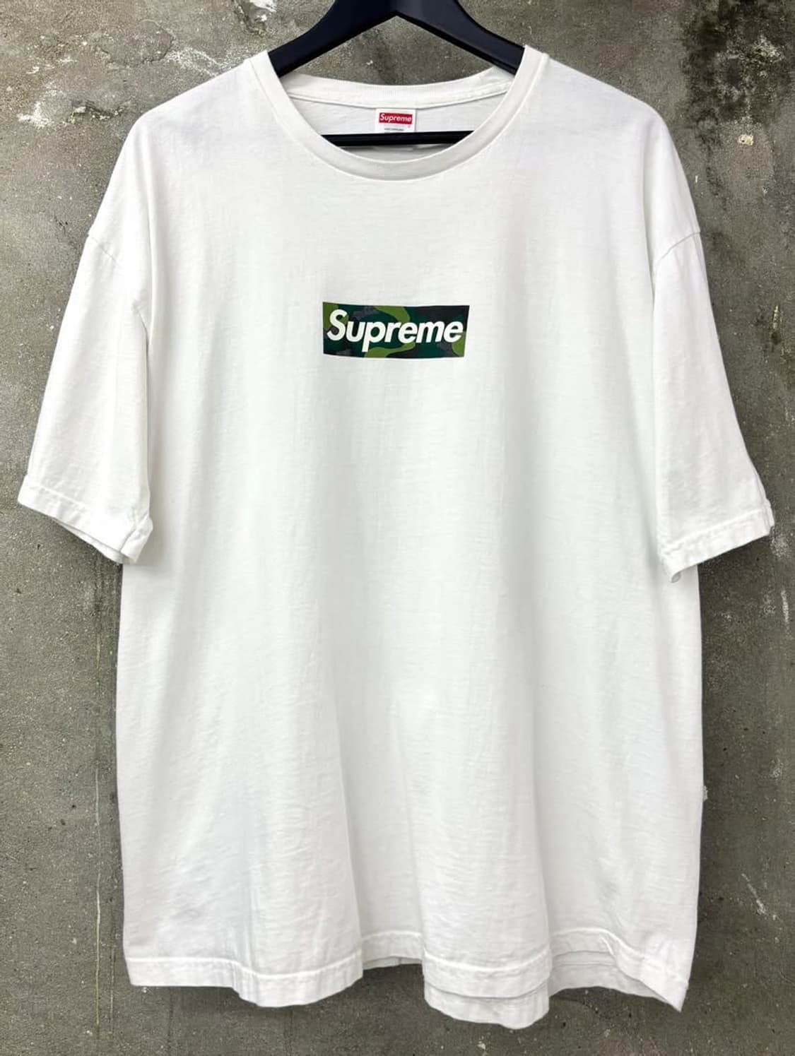 SUPREME 슈프림 23FW 카모 박스 로고 화이트 반팔 티  상품이미지2