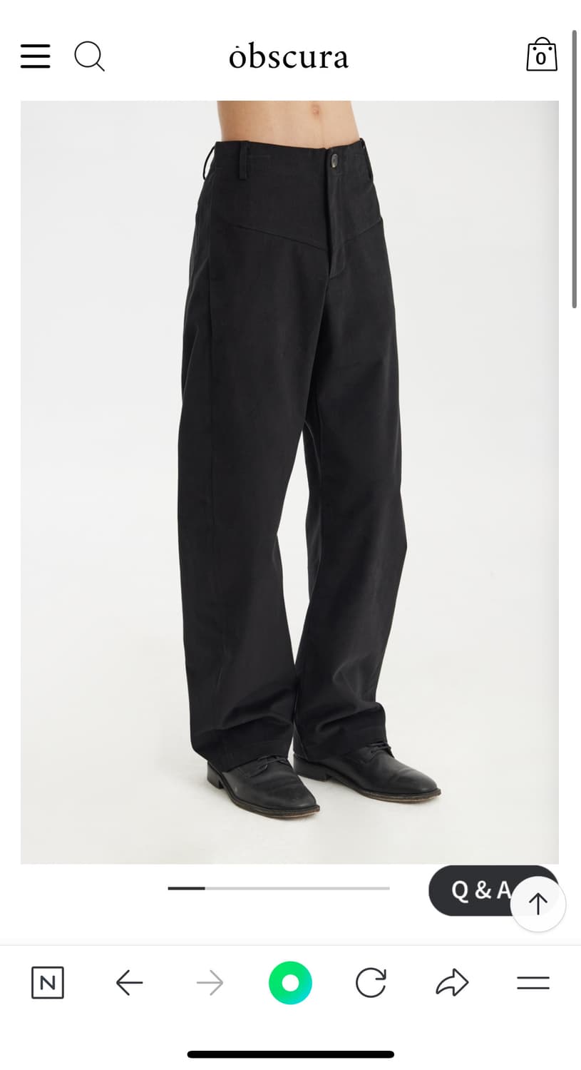 Aieul stra pants_black 상품이미지1