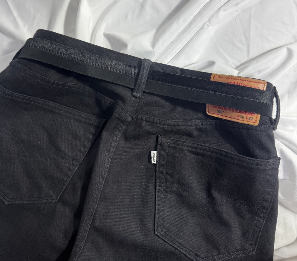 Pennyblack 스티치 레더 벨트 상품이미지2