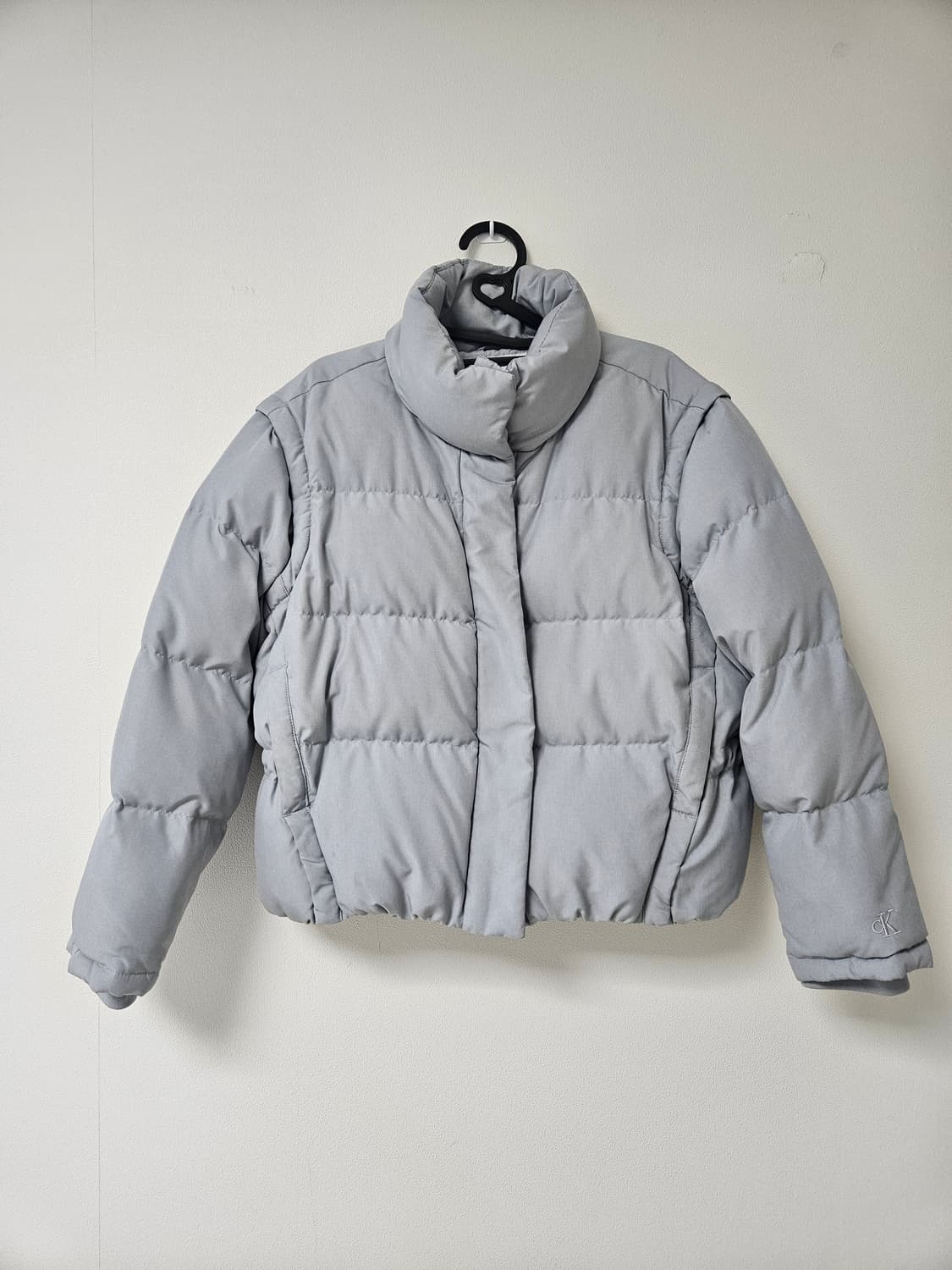 CK 여성 다운 숏패딩 XS 스카이블루 상품이미지1