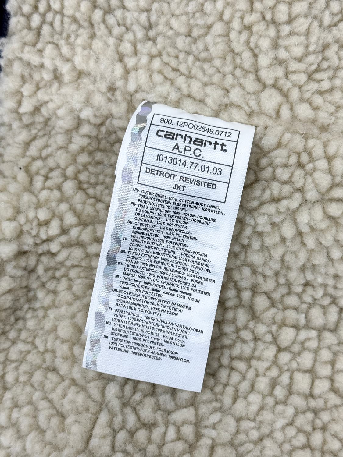 A.P.C. x 칼하트 디트로이트 자켓 네이비 상품이미지6