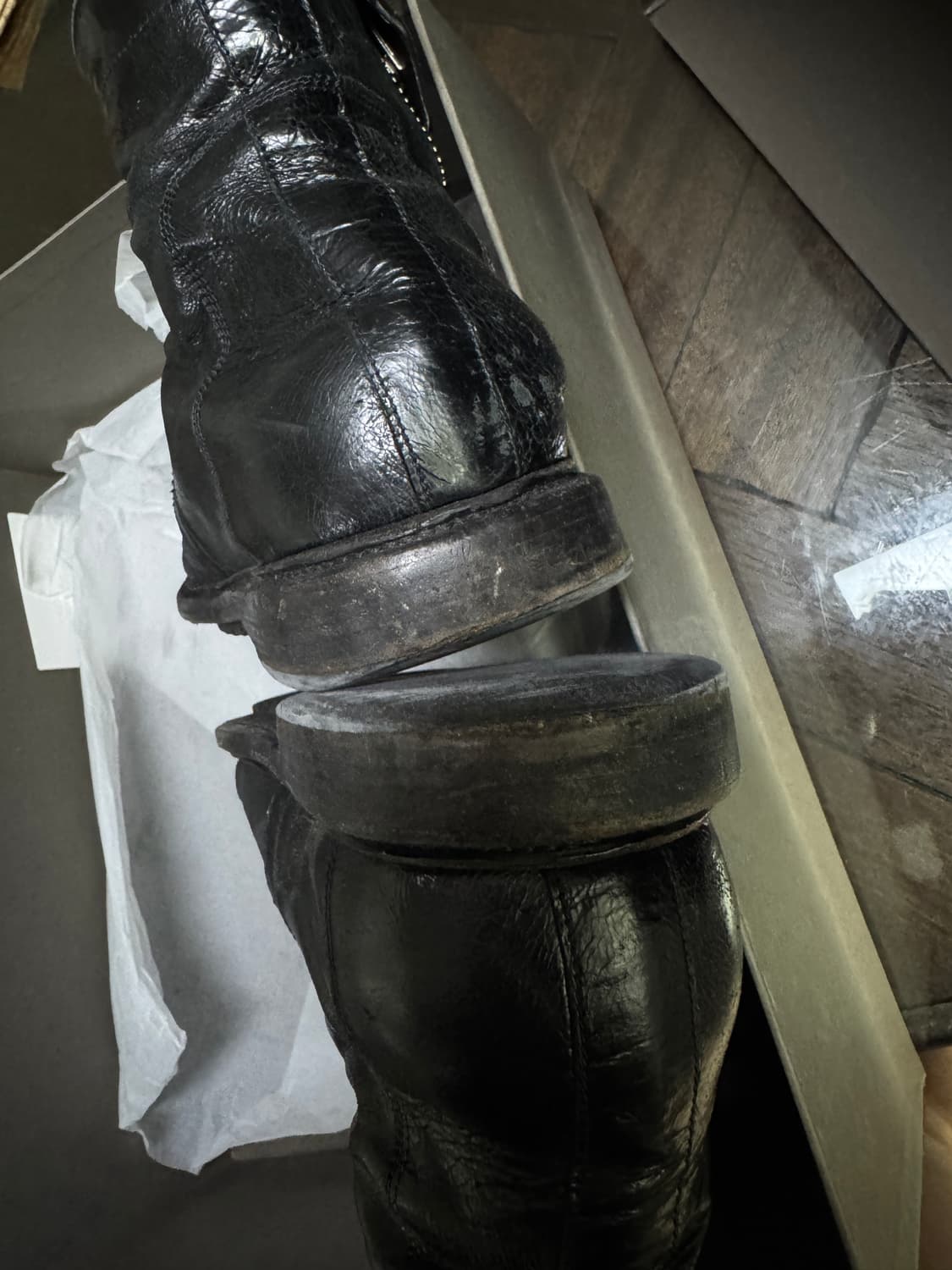 릭오웬스 사이드집업 부츠 41 상품이미지4